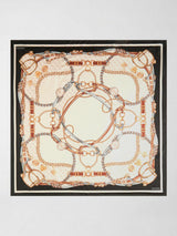 Foulard Donna Kefiah Stampa Grafica Bordeaux/Beige AW5444 POL01 BLACK GUESS 