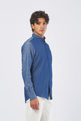 Camicia CRP044013454M CRP044013454M 801 BLU NAVY HARMONT&BLAINE