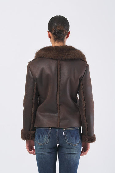 Giubbotto CFC0125123003 medio sfiancato CFC0125123003 B401 CIOCCOLATO RINASCIMENTO