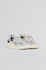 Scarpa fuga jaquard M401-FG-JQ-WL-WL M401-FG-JQ-WL-WL WHITE-BLUE D.A.T.E. 