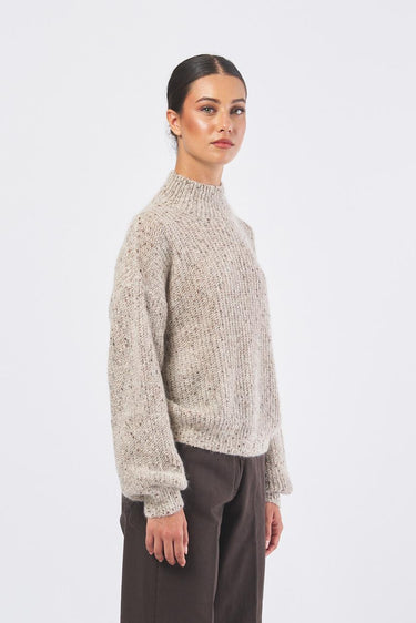 Maglia DELIA 25236633 fil. mohair alpaca bottonato DELIA 25236633 001 AVORIO MARELLA