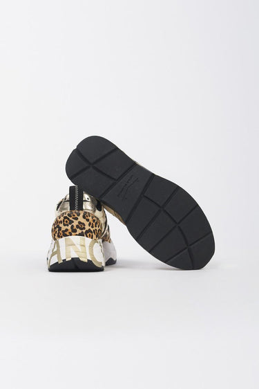 Sneaker 2017475-26 club105 2017475-26 3D31 LEOPARD-PLATINUM VOILE BLANCHE 