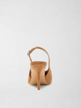 Décolleté Primo con tacco in pelle FLPPRI SUE05 BROWN GUESS 