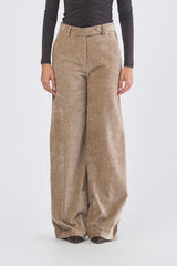 Pantalone EC21885U532 palazzo EC21885U532 ALMOND ECO 