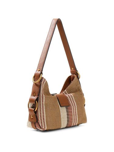 Borsa camden mini HWAB93 08720 COGNAC MULTI GUESS 