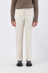 Pantalone ZAFFIRO 25291360716  cover co/pa bielastico ZAFFIRO 25291360716 052 IVORY MAX MARA