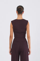 Gilet GL00256E2 GL00256E2 EA4 MERLOT ELISABETTA FRANCHI 