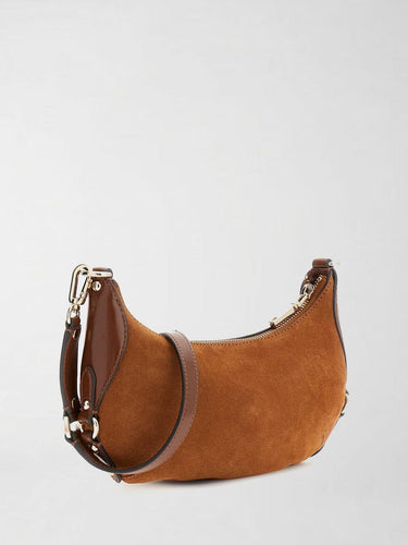 Mini tracolla in vera pelle Marsha HWSG95 01720 COGNAC GUESS 