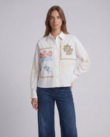 popeline di cotone WKDFONTE 26151110226 001 OFF WHITE WEEKEND 