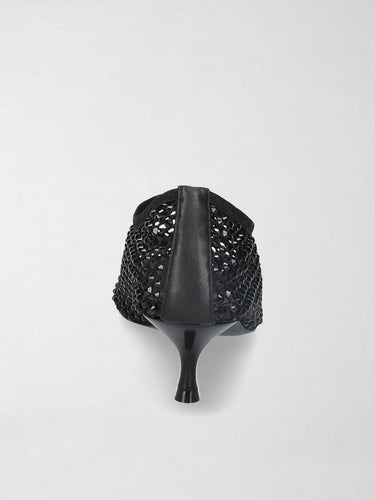 Pumps con strass R14 CONNIE NERO STRATEGIA 