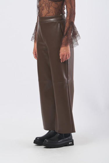 Pantalone AMATI 25297860236 ecopelle jersey AMATI 25297860236 001 VISONE 2 MAX MARA