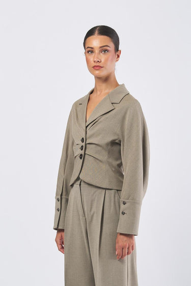 Giacca STASI 252304605 saglia melange bistretch STASI 252304605 001 ALLORO MELANGE MARELLA 