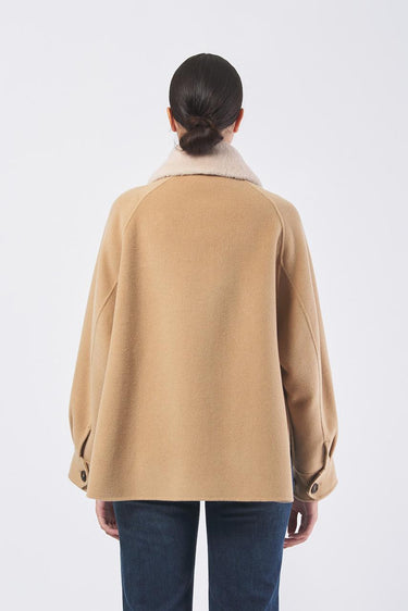 Giaccone GETTONE 252308601 double unito e fantasia GETTONE 252308601 001 CAMMELLO MARELLA