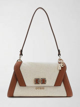 Borsa a Spalla Karnilla Elegante da Donna profili cognac HWAG97 19190 NATURAL/COGNAC GUESS 