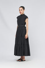 Abito BAIRO 251622110260 popeline di puro cotone BAIRO 251622110260 004 NERO MAX MARA 