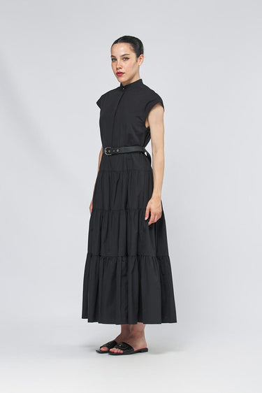 Abito BAIRO 251622110260 popeline di puro cotone BAIRO 251622110260 004 NERO MAX MARA 