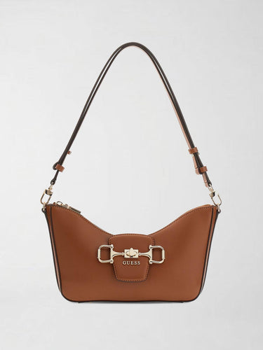 Borsa a spalla con logo Janie HWVG99 10180 COGNAC GUESS 