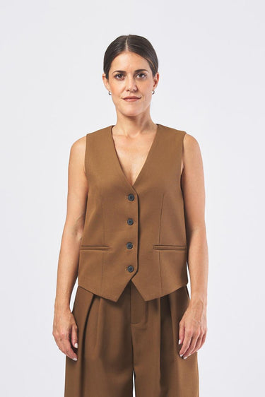 Gilet EFW250362 EFW250362 MARRONE ELEH