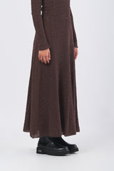 Gonna CELLULA 252377602 jersey cloquè CELLULA 252377602 005 MARRONE MARELLA