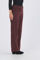 Pantalone DESTINO 252513605 velluto a coste stretch DESTINO 252513605 004 BORDEAUX EMME MARELLA 