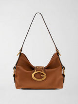 Borsa a Tracolla Camden Mini effetto pelle Cognac HWBB93 08720 COGNAC GUESS