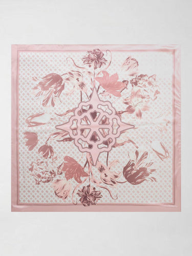 Foulard Donna Fantasia Effetto Seta Rosa AW5491 POL03 ROSE GUESS 