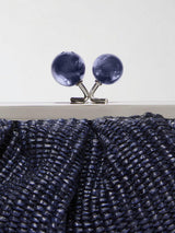 Borsa Pasticcino Bag piccola effetto rafia WKAPALMAS 26155111156 003 NAVY WEEKEND 