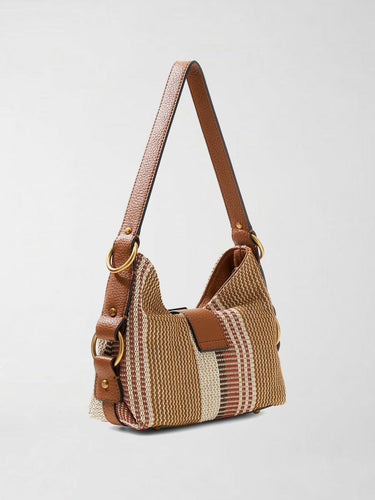 Borsa camden mini HWAB93 08720 COGNAC MULTI GUESS 