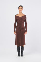 Abito AB82257E2 AB82257E2 EA3 COFFEE ELISABETTA FRANCHI