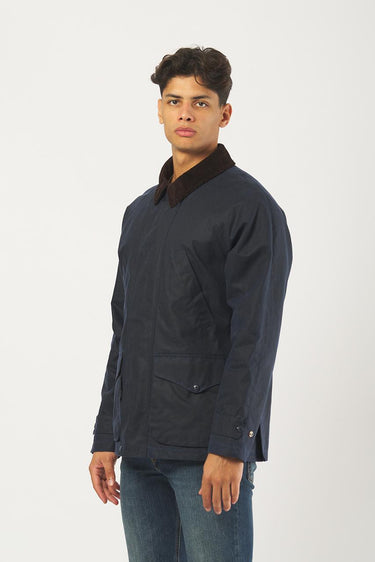 Giubbotto 7071 caban int. tartan 7071 NAVY MANIFATTURA CECCARELLI 