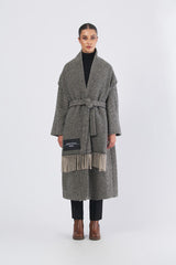 Cappotto ZENICA 25250160426  tweed lana/nylon ZENICA 25250160426 002 CHEVRON WEEKEND 