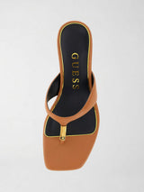 Sandalo Yaiza in pelle Marrone FLJYZA LEA03 BROWN GUESS 