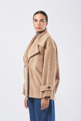 Giaccone EMILIA 252308609 spazzolino alpaca suri EMILIA 252308609 001 CAMMELLO MARELLA 