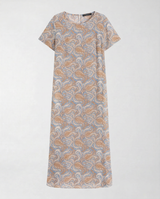 Abito in Crêpe de Chine di Seta Stampata WKDCRESPO 26152210426 011 IBIZA AZZURRO WEEKEND 