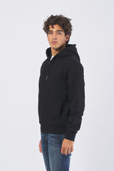 Felpa G8068000028N-83Y3 con zip e cappuccio G8068000028N-83Y3 K299 BLACK TRUSSARDI