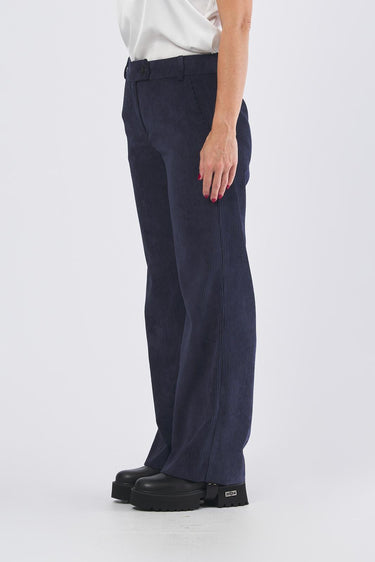 Pantalone DESTINO 252513605 velluto a coste stretch DESTINO 252513605 008 BLU EMME MARELLA 