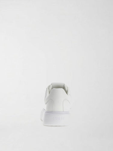 Sneakers Basse da Donna Bianche FMJAVI LEA12 WHITE GUESS 