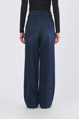 Jeans STAFF gamba larga STAFF 0473 LAVAGGIO BLU SCURO NENETTE 