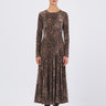 Abito jersey tulle unito e stampato MECENE 252362604 MECENE 252362604 008 NATURALE STAMPATO MARELLA 