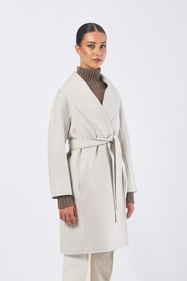 Cappotto MESSI 25290160616 doppio drap pura lana MESSI 25290160616 016 WINTER WHITE MAX MARA 