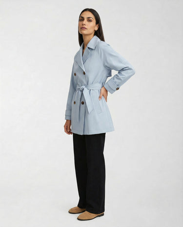 Trench Emme Marella Sottile Regular EMMSOTTILE 261502112 007 AZZURRO EMME MARELLA 