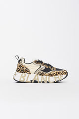 Sneaker 2017475-26 club105 2017475-26 3D31 LEOPARD-PLATINUM VOILE BLANCHE