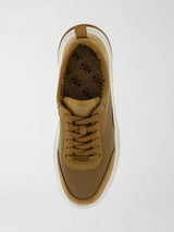 Sneakers Uomo in Similpelle e Tessuto Marrone FMJBNO ELE12 BROWN GUESS 